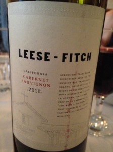 Leese Fitch Cabernet Sauvignon 2012