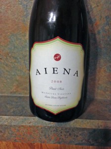 Aiena Pinot Noir McIntyre Vineyard 2008