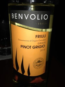 Benvolio Pinot Grigio 2013