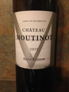 Chateau Moutinot Saint Estephe 2011