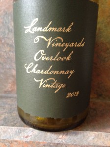 Landmark Vineyards Overlook Chardonnay 2012