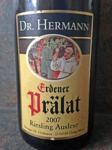 Dr Hermann Erdener Pralat Riesling Auslese 2007
