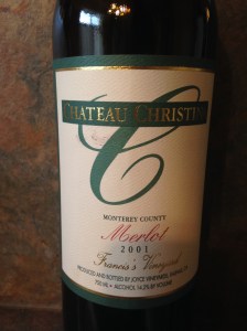 Chateau Christini Merlot Francis's Vineyard 2001