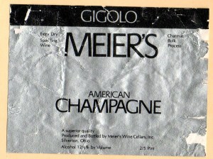 Meiers Gigolo American Champagne OH NV