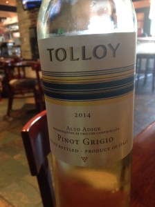 Tolloy Pinot Grigio 2014