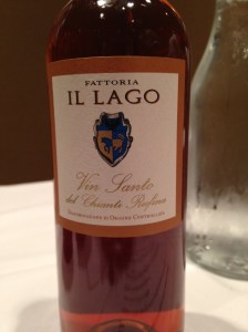 Fattoria Il Lago Cin Santo del Chianti Rufina