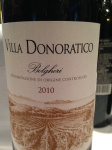 Tenuta Argentiera Villa Donoratico Bolgheri 2010