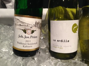 Two wines on ice