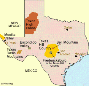 TX Wine Map