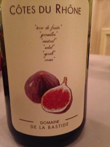 Domaine de la Bastide CDR 2013