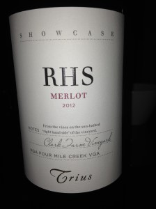 Trius Showcase RHS Merlot 2012