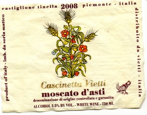 Cascinetta Vietti Moscato dAsti 2008