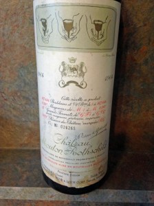 Ch Mouton Rothschild 1964