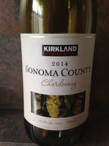 Kirkland Sonoma County Chardonnay 2014