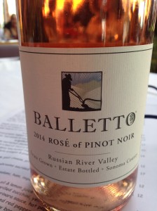 Balletto Rose of Pinot Noir 2014
