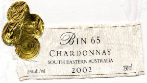 Lindemans Bin 65 Chardonnay 2002