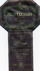 Montecillo Crianza 1998