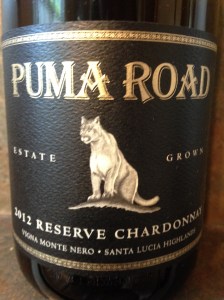 Puma Road Reserve Chardonnay 2012