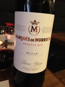 Marquese de Murrieta Reserva 2010