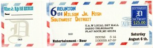 Wilson 6th Reunion Ticket